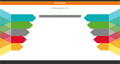 Desktop Screenshot of martessport.com