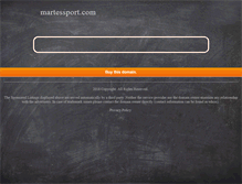 Tablet Screenshot of martessport.com